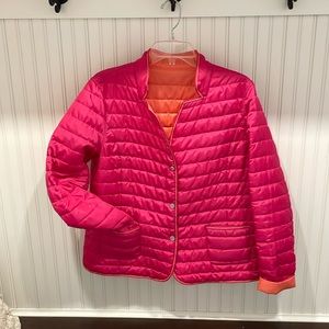 Hilary Radley Reversible jacket pink/coral